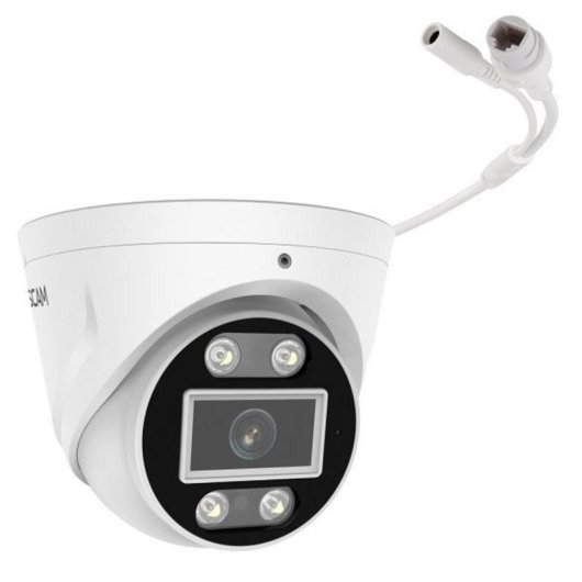 Cámara domo Foscam T5EP 5MP PoE exterior con focos automáticos, sirena y detección avanzada