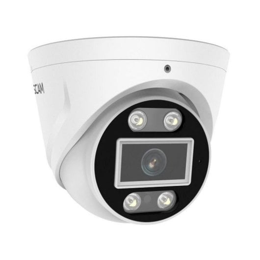 Cámara domo Foscam T5EP 5MP PoE exterior con focos automáticos, sirena y detección avanzada