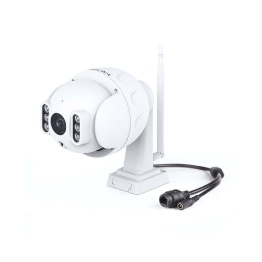 Caméra IP Foscam SD4 dôme motorisée, zoom optique x4, vision nocturne, 50 m, IP66, Wi-Fi double bande