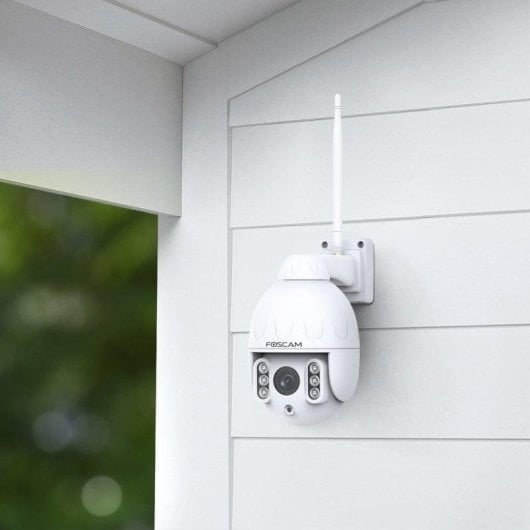Caméra de surveillance Foscam SD4 FullHD Vision Nocturne Intérieur et Extérieur Détection IA Contrôle Vocal Audio Bidirectionnel
