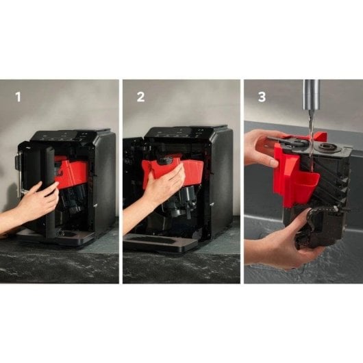 Cafetière robot café Siemens EQ.300 TF301E19 1,4 L 15 bars broyeur céramique LCD