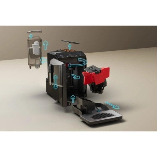 Cafetière robot café Siemens EQ.300 TF301E19 1,4 L 15 bars broyeur céramique LCD