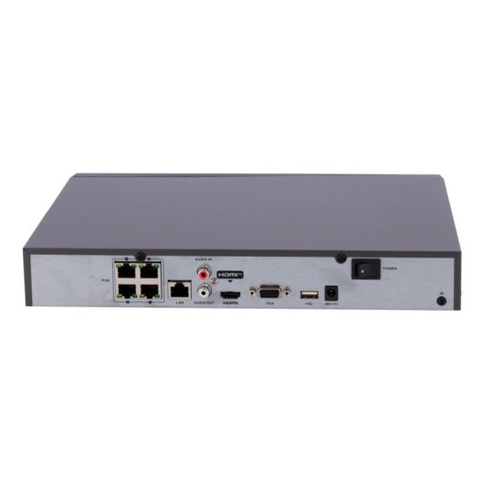 Grabador NVR Hikvision DS-7604NI-Q1/4P(D) 4 Canales 4K PoE Análisis Inteligente