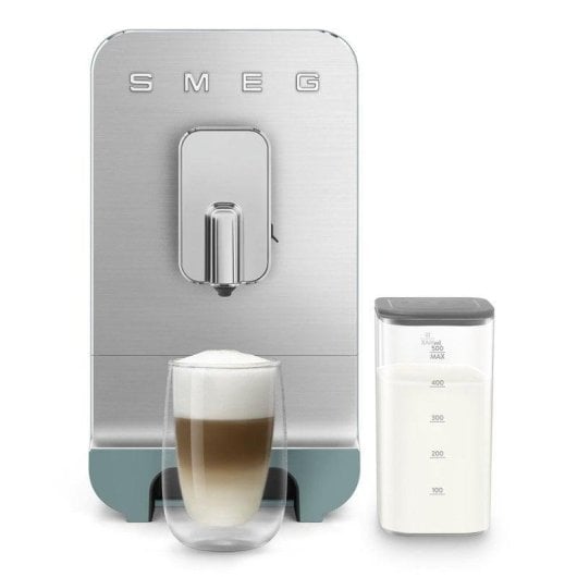 Cafetière expresso automatique Smeg BCC13EGMEU 1,4 L 19 Bars broyeur chauffetasses verte