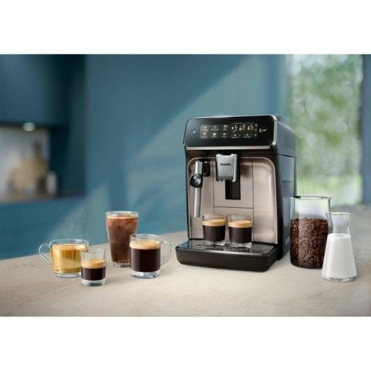 Máquina de café superautomática Philips EP3321/40 1,8L 15 Bares com moinho cerâmico e ecrã tátil