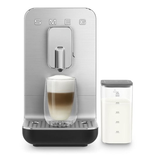 Cafetera Superautomática SMEG BCC13BLMEU 1,4L 19 bar mit integriertem Milchaufschäumer Schwarz