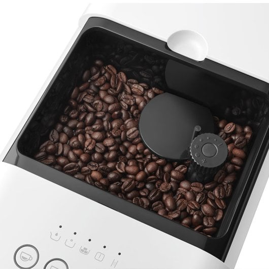 Cafetera Automática Smeg BCC12WHMEU 1,4L 19 bar con molinillo y vaporizador integrado