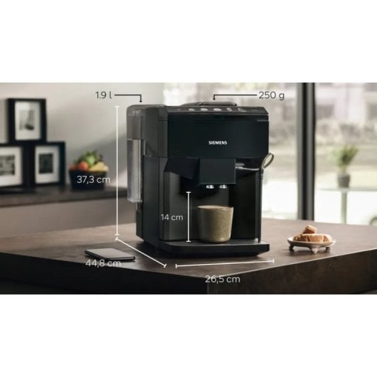 Cafetera Superautomática Siemens EQ.500 TP511R09 1,9L 15 bar panel TFT molinillo cerámico