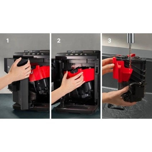 Cafetière robot café Siemens EQ.500 TP511R09 1,9L 15 bars écran TFT broyeur céramique