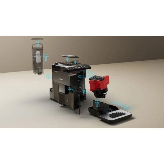 Cafetière robot café Siemens EQ.500 TP511R09 1,9L 15 bars écran TFT broyeur céramique