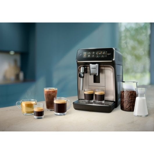 Cafetera Superautomática Philips EP3323/90 1.8L 15 bar con espumador y filtro AquaClean