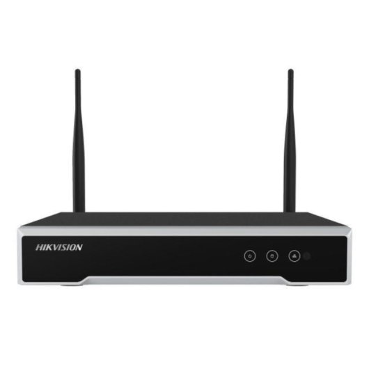 Gravador NVR Hikvision DS-7108NI-K1/W/M de 8 canais, 4 MP, Wi-Fi, 2,4 GHz, preto