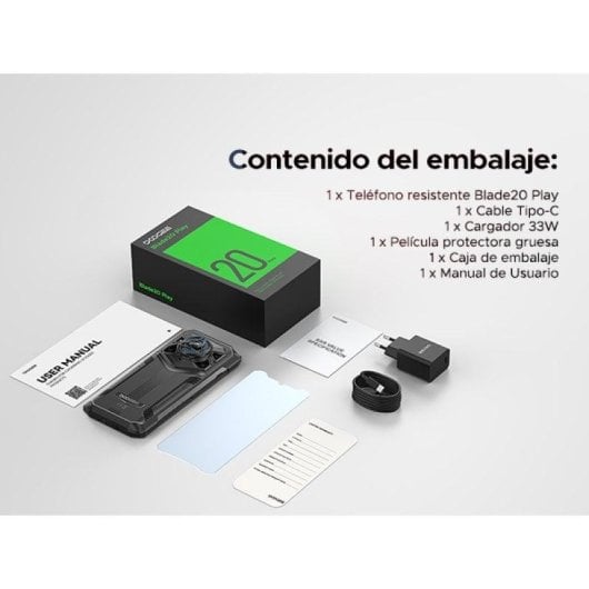 Doogee Blade 20 Play 5G 8GB 256GB 6.6" Schwarz