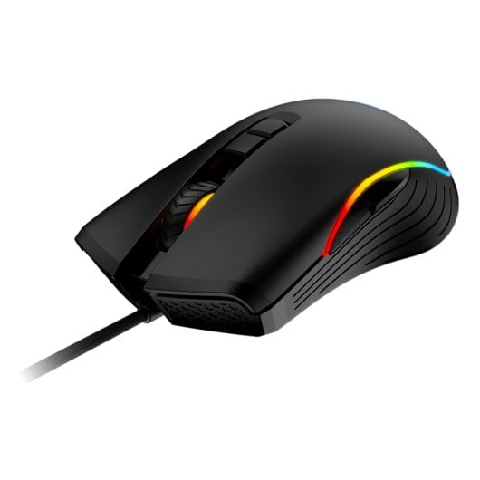Ratón MSI Forge con cable 7200 DPI RGB para zurdos y derechos