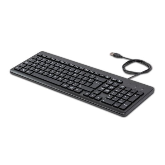Teclado mecánico HP 150 Layout QWERTY tamaño completo USB negro