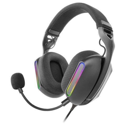 Mars Gaming Mh-pro Auriculares Rgb Flow Sonido Envolvente Almohadillas Air 3d Micrófono Negro