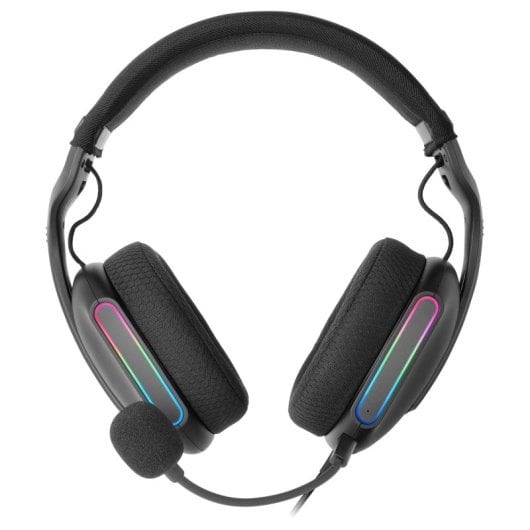 Mars Gaming Mh-pro Auriculares Rgb Flow Sonido Envolvente Almohadillas Air 3d Micrófono Negro