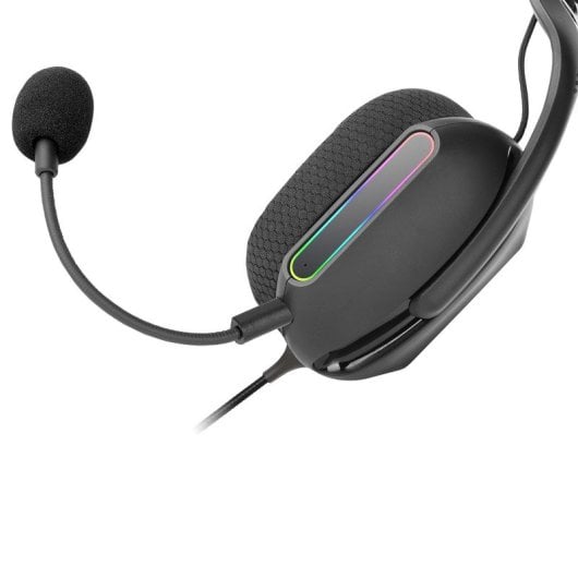 Mars Gaming Mh-pro Auriculares Rgb Flow Sonido Envolvente Almohadillas Air 3d Micrófono Negro