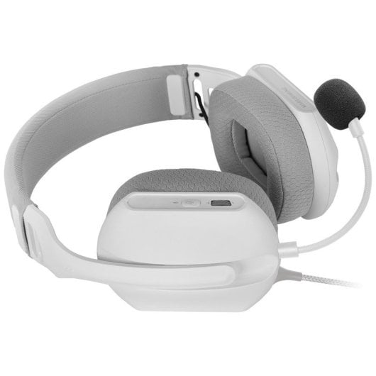 Mars Gaming Mh-pro Auriculares Rgb Flow Sonido Envolvente Almohadillas Air 3d Micrófono Blanco