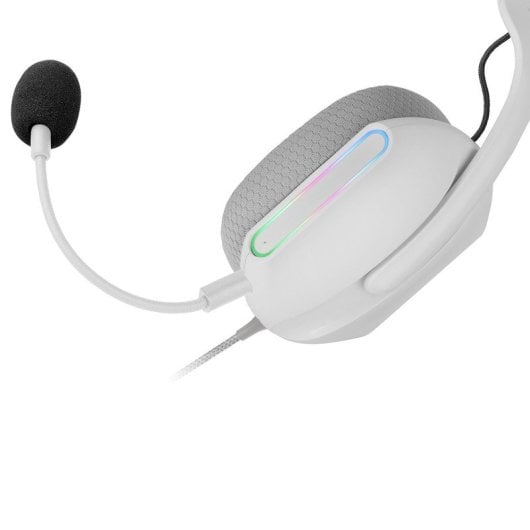 Mars Gaming Mh-pro Auriculares Rgb Flow Sonido Envolvente Almohadillas Air 3d Micrófono Blanco
