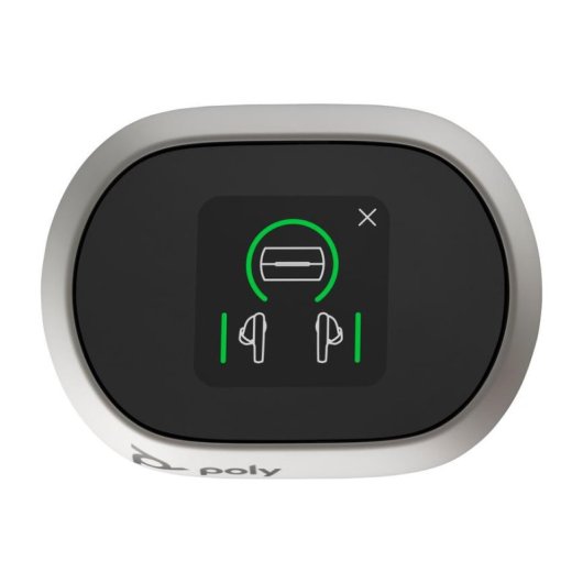 Auriculares Poly Voyager Free 60+ Bluetooth 5.3 sans fil avec ANC, micro et étui tactile blanc