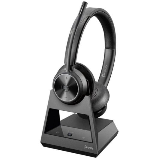 Auriculaires Poly Savi 7320 Office sans fil DECT stéréo à réduction de bruit noir