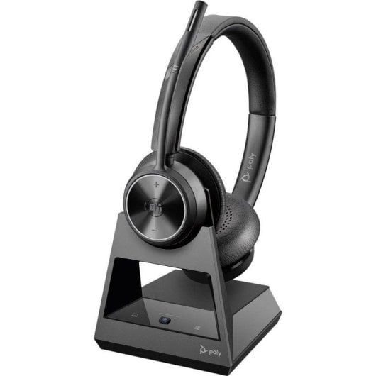 Auriculaires Poly Savi 7320 Office sans fil DECT stéréo à réduction de bruit noir