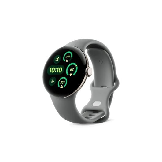 Smartwatch Google Pixel Watch 3 AMOLED 32 Go Wi-Fi GPS Aluminio Gris