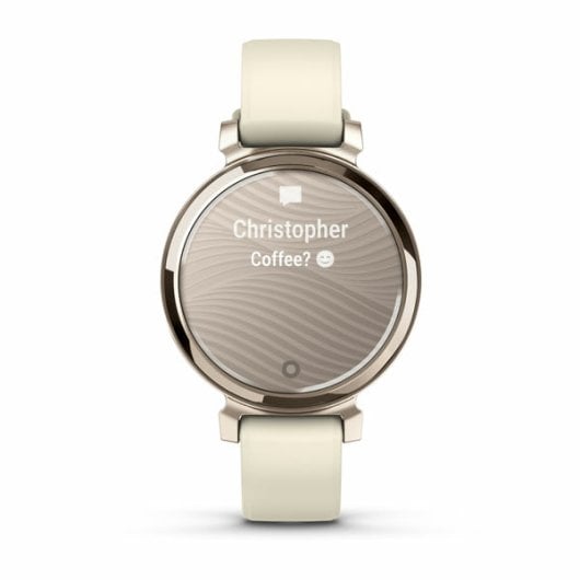 Smartwatch Garmin Lily 2 Oro/Crema, GPS, Caja Aluminio, Pantalla LCD Táctil, 24.4g