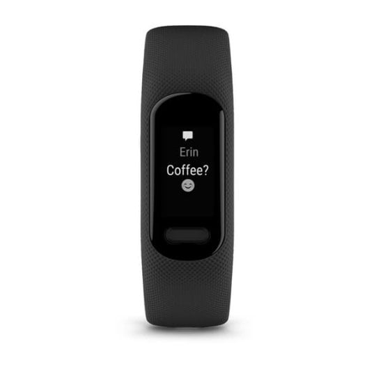Bracciale attività Garmin Vivosmart 5 OLED Touchscreen GPS Nero L