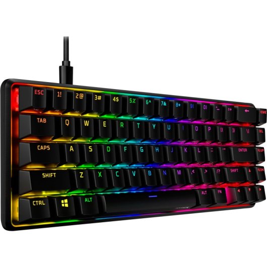 Tastiera meccanica HyperX Alloy Origins 65 Layout US Retroilluminata RGB Nera