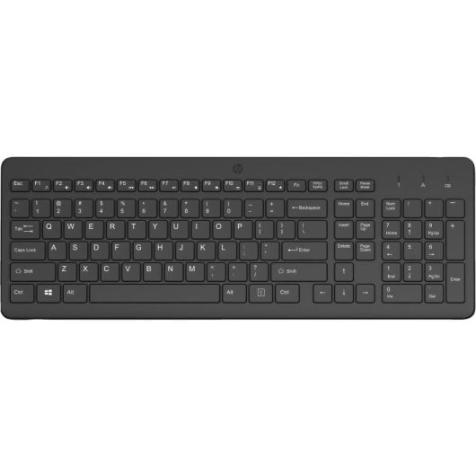 Teclado mecánico HP 225 Wireless Keyboard Layout ES inalámbrico tamaño completo negro