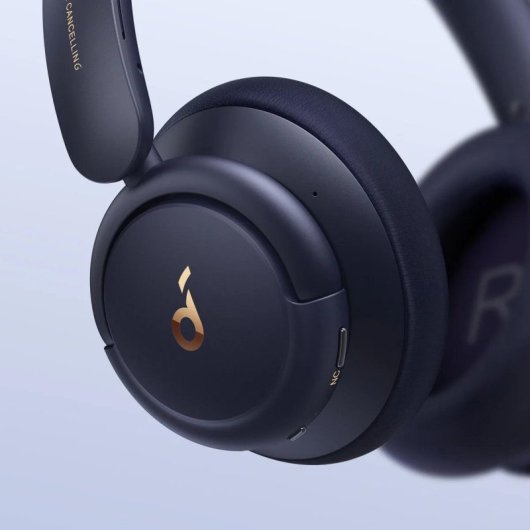 Auriculares Soundcore inalámbricos Bluetooth 5.3 con Cancelación de Ruido, Micrófono y Azul