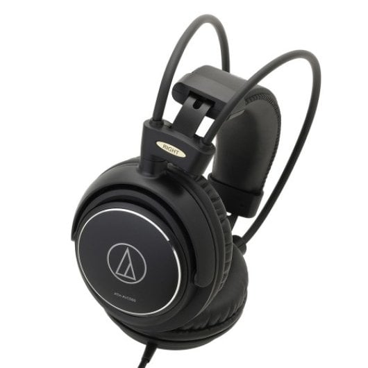 Auriculares Audio-Technica con cable, circumaurales, 10-25000 Hz, 53 mm, negro
