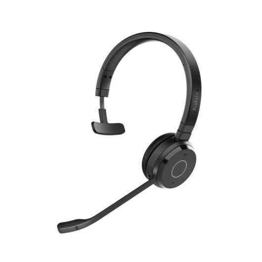 Auriculares Jabra inalámbricos Bluetooth y USB, micrófono, cancelación de ruido pasiva, negro