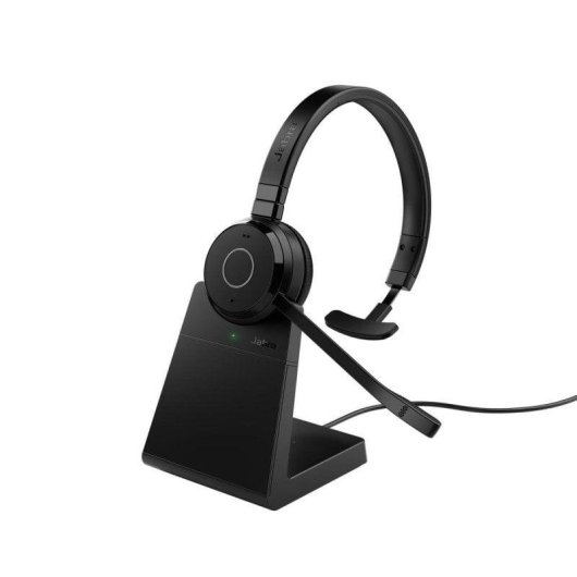 Auriculares Jabra Evolve 65 TE inalámbricos Bluetooth 5.2 con Cancelación de Ruido Pasiva y Micrófono Profesional Negro