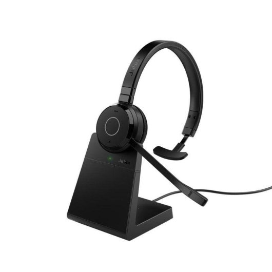 Auriculares Jabra Evolve 65 TE inalámbricos Bluetooth 5.2 con Cancelación de Ruido Pasiva y Micrófono Profesional Negro