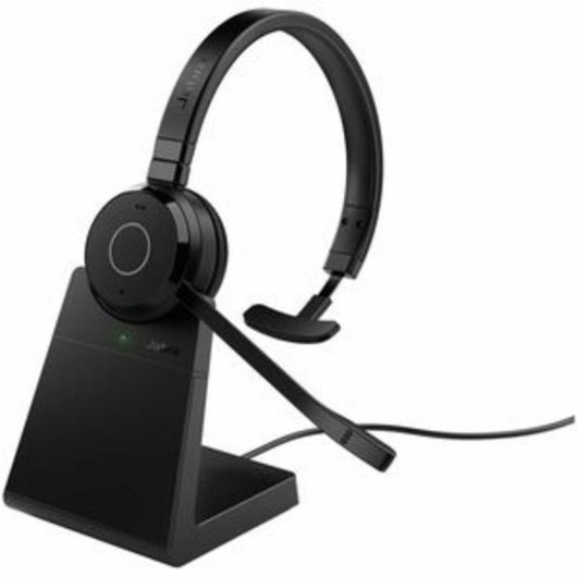 Auriculares Jabra Evolve 65 TE inalámbricos Bluetooth 5.2 con Cancelación de Ruido Pasiva y Micrófono Profesional Negro