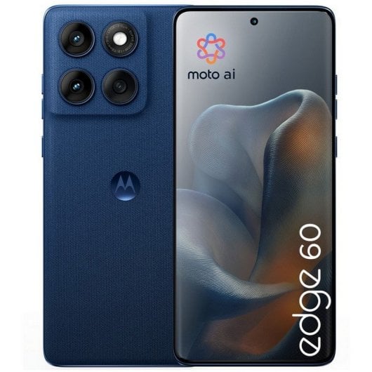 Smartphone Motorola Edge 60 12GB RAM 512GB 5G pOLED Azul Gibraltar Sea
