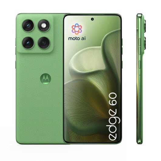 Smartphone Motorola Edge 60 12GB 512GB 5G 50MP Shamrock Verde pOLED IP69