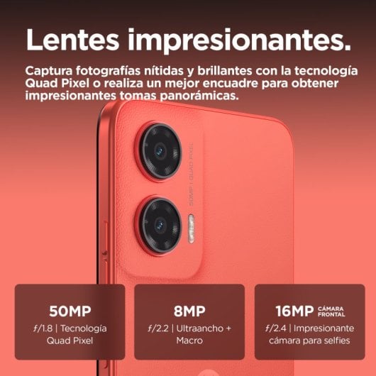 Smartphone Motorola moto G35 8GB 256GB 5G Rosso Ultra Sottile