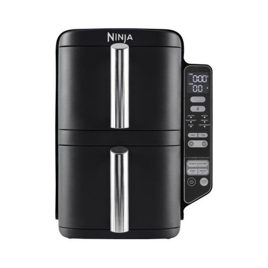 Airfryer Ninja SL300EU Dubbele Mand 7,6L 2470W Grote Capaciteit Touchpaneel