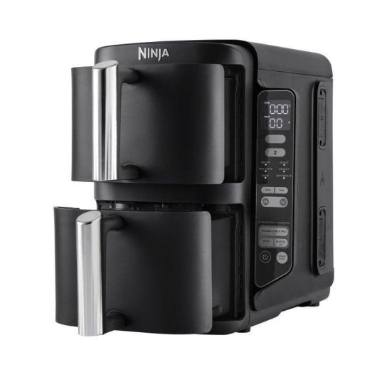 Airfryer Ninja SL300EU Dubbele Mand 7,6L 2470W Grote Capaciteit Touchpaneel