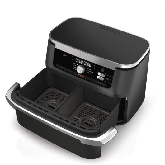 Fritadeira de Ar Ninja AF500EU 10,4L 2470W Dual Zone 7 programas MegaZone