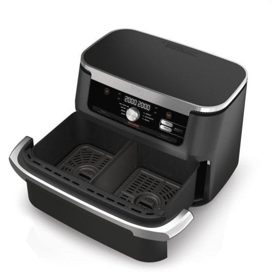 Friteuse sans Huile Ninja AF500EU 10,4L 2470W Double Zone 7 Programmes MegaZone