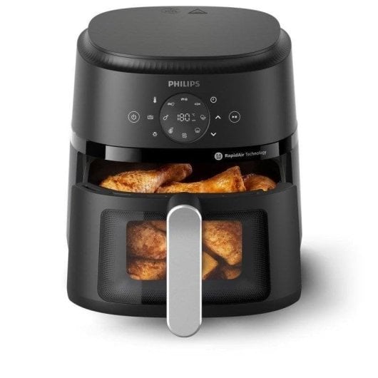 Friteuse sans Huile Philips NA221/00 4.2L 1500W avec fenêtre digitale RapidAir
