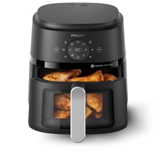 Airfryer Philips NA221/00 Digitaal Venster 4,2L 1500W RapidAir Zilver