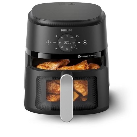 Airfryer Philips NA221/00 Digitaal Venster 4,2L 1500W RapidAir Zilver