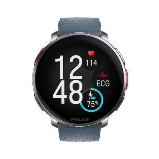 Polar Vantage V3 Bluetooth GPS Dualband 47mm AMOLED Blau S M-L Wasserdicht SpO2 Puls Schlaf