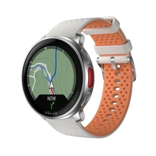 Polar Vantage V3 Bluetooth GPS 47mm AMOLED Prata Corpo Alu/Titânio Correia Cinza L SpO2 ECG